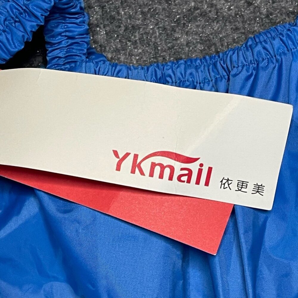 Iykenmail Womens Xiu Na Suit Jumpsuit Blue Pockets Sleeveless Jogger M New - Picture 7 of 8